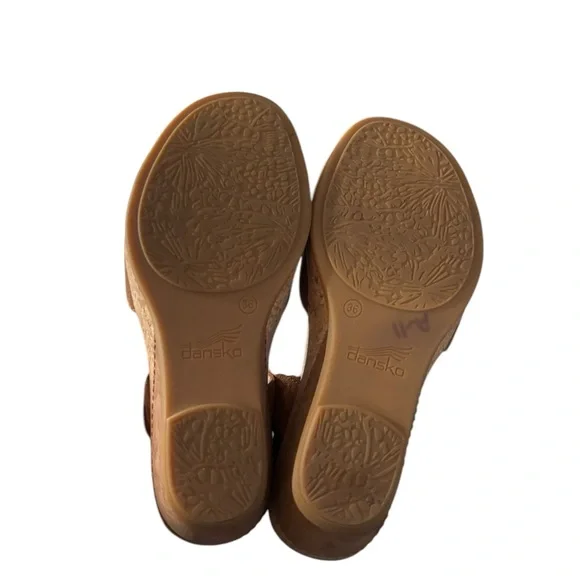 Dansko Charlotte Wedge Sandal Sz 36 - Picture 8 of 10